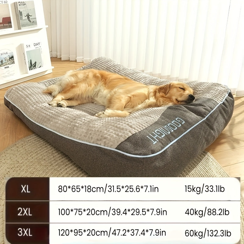 Luxurious Plush Pet Sofa Bed for Medium-Large Dogs & Cats – Non-Slip, All-Season Comfort