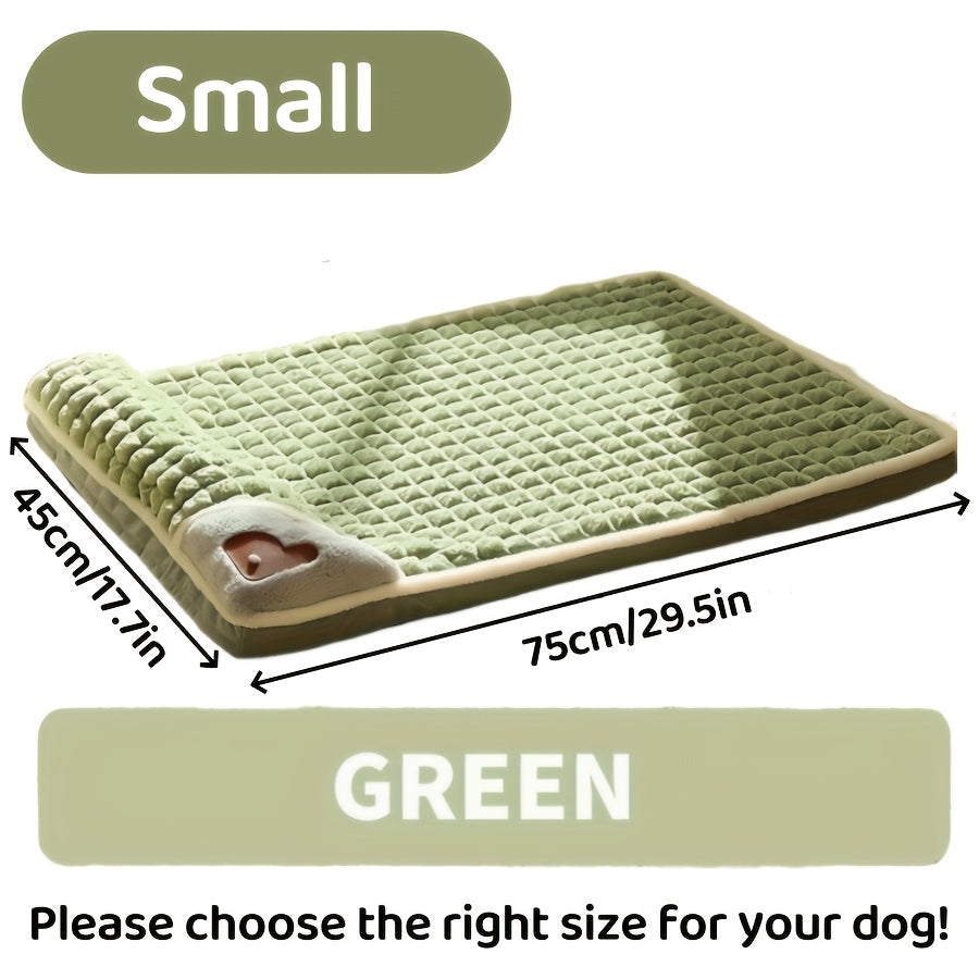 Large Orthopedic Dog Bed with Memory Foam Washable Cover, Non-Slip Base - All Seasons