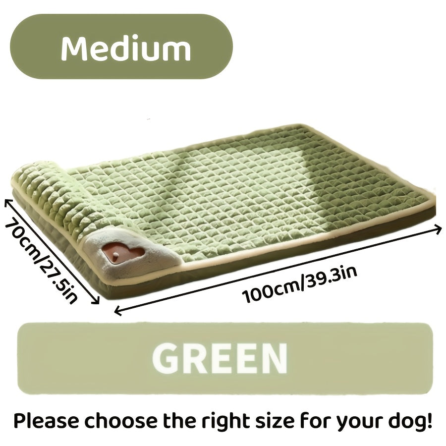 Large Orthopedic Dog Bed with Memory Foam Washable Cover, Non-Slip Base - All Seasons