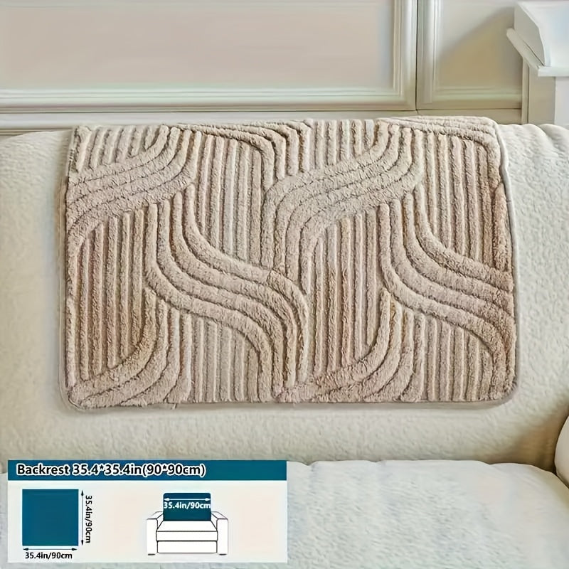 Plush Non-Slip Sofa Cover – Luxury Pet-Friendly Washable Couch Protector