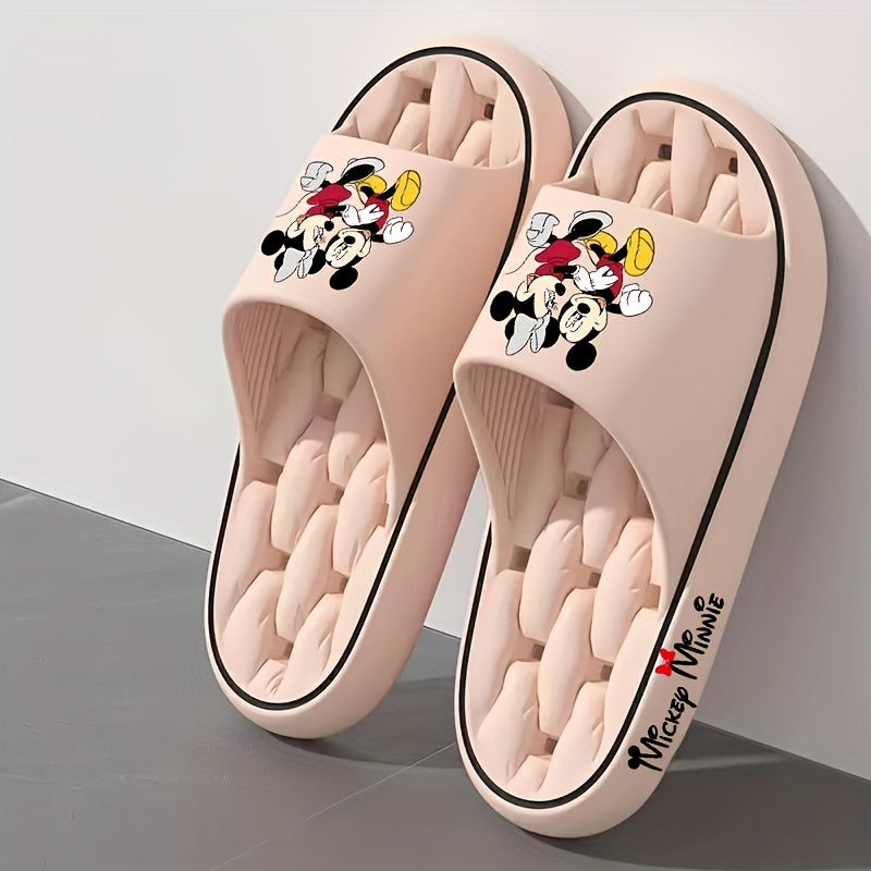 DISNEY Mickey & Minnie Mouse EVA Slippers – Unisex Non-Slip Indoor Outdoor