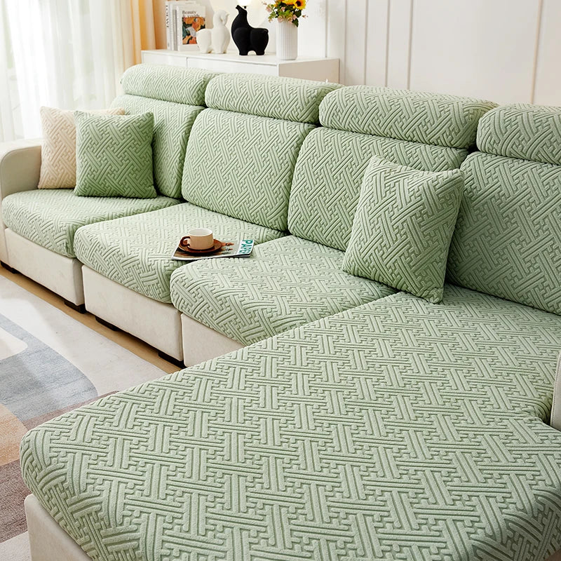 Anti-Slip Maze Sofa Cover