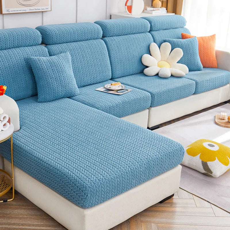 Anti-Slip Wheat Sofa Cover