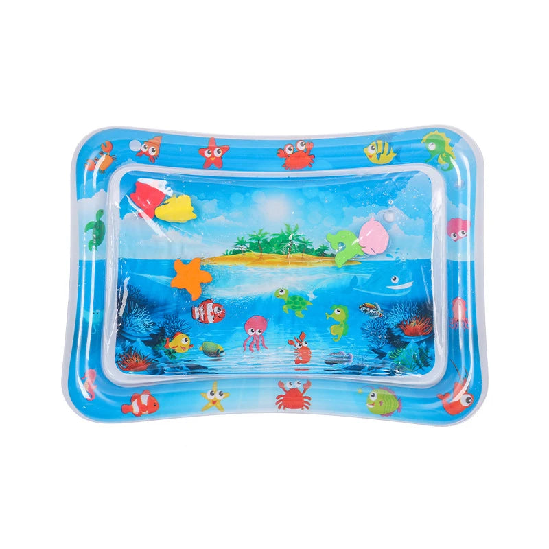 Sea Creatures Cooling Pet Water Bed – Inflatable Summer Mat for Cats & Dogs