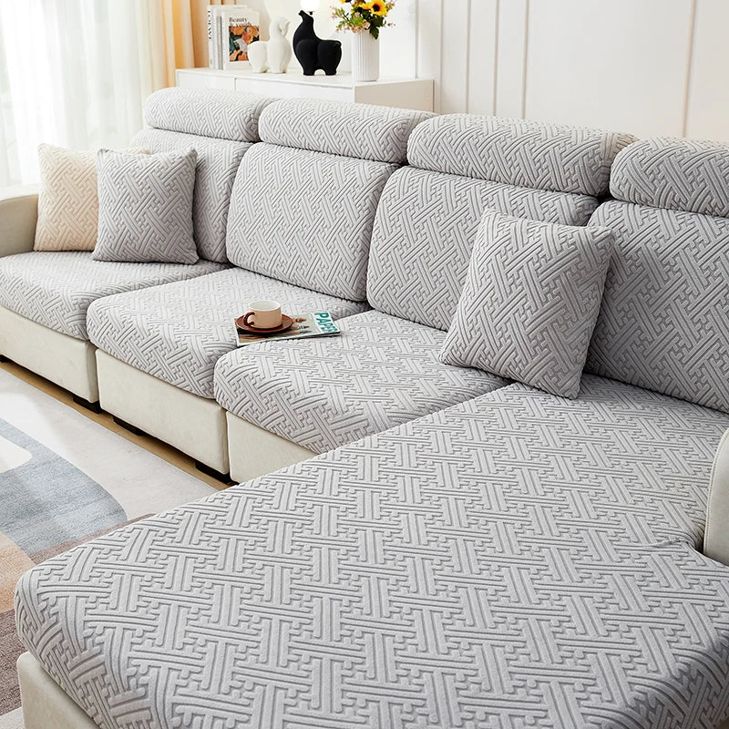 Anti-Slip Maze Sofa Cover