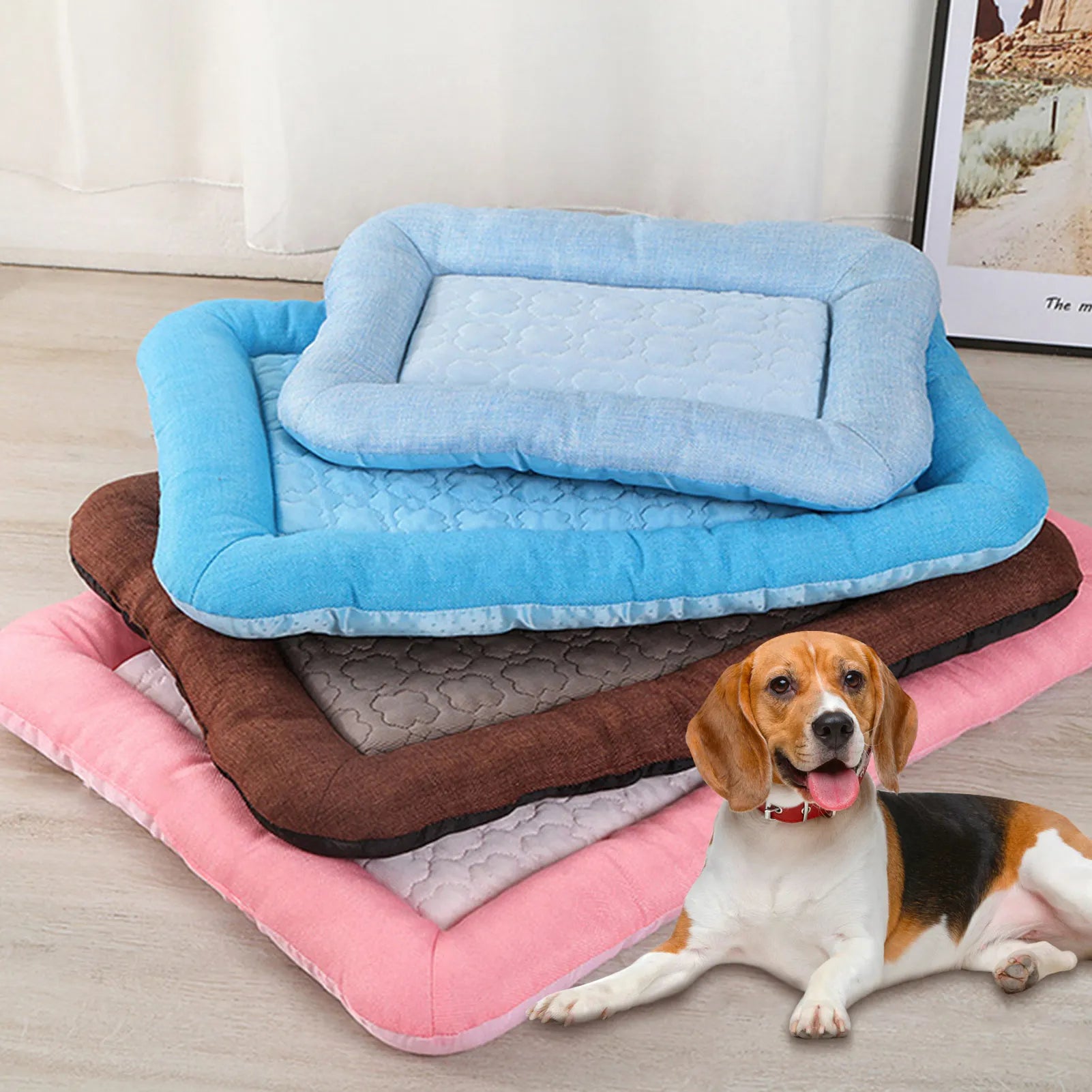Breathable Pet Cooling Mat – Washable Self-Cooling Pad for Dogs & Cats