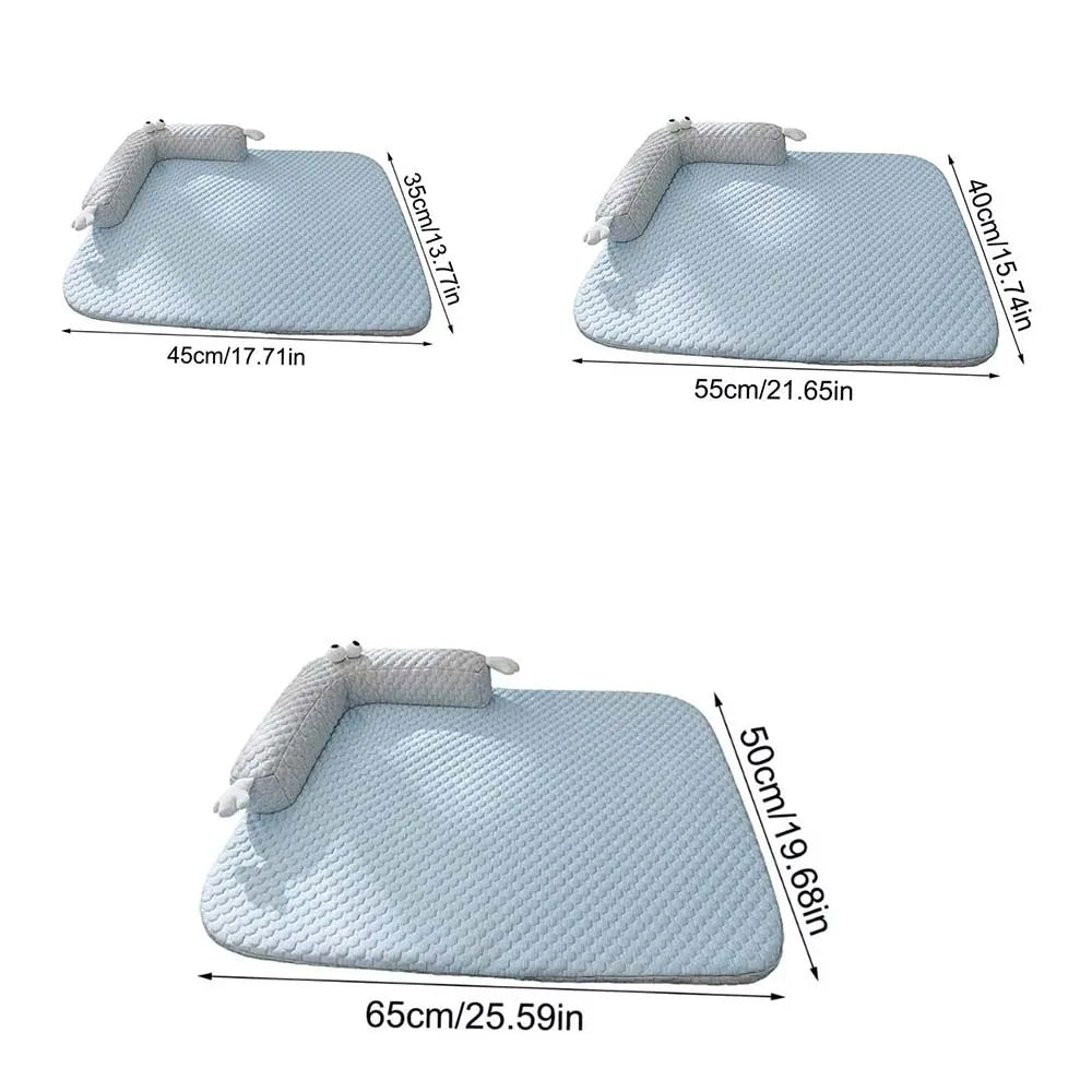 Summer Cooling Pad for Dogs & Cats – Breathable, Washable Sofa & Car Cushion