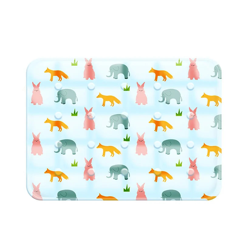 Cooling Pet Ice Mat – Breathable Pad with Ice Pillow for Dogs & Cats
