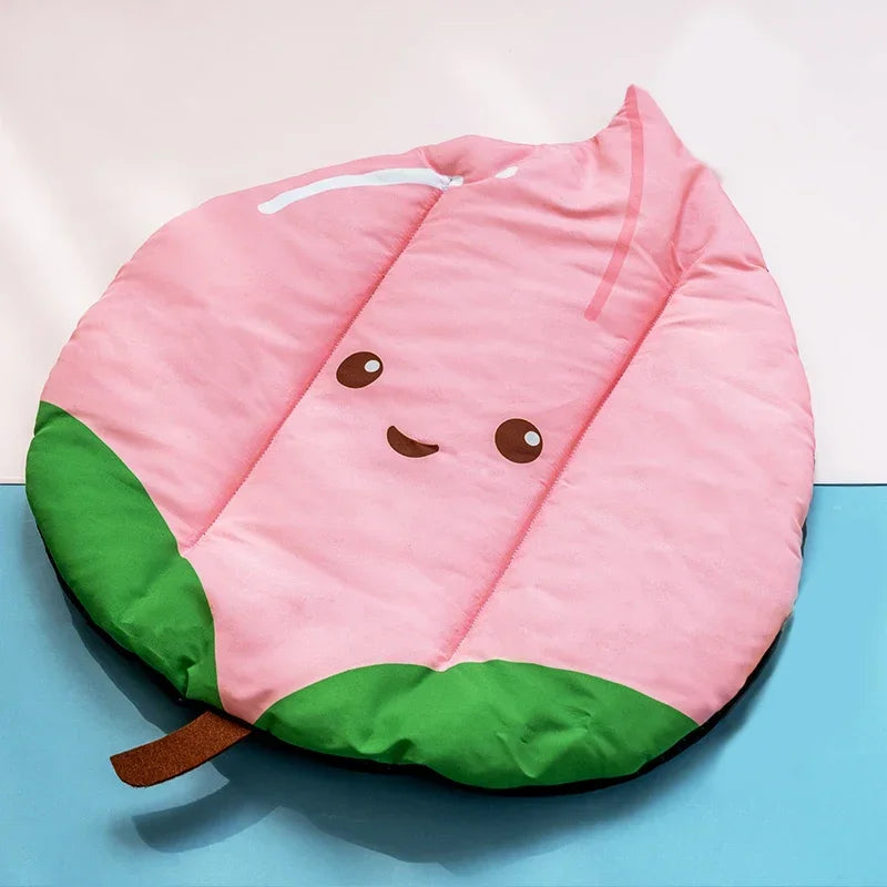 Summer Dog Cooling Mat – Ice Pad Bed with Ice Cream, Watermelon & Fruit Prints