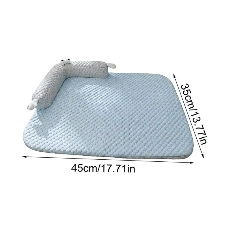 Summer Cooling Pad for Dogs & Cats – Breathable, Washable Sofa & Car Cushion