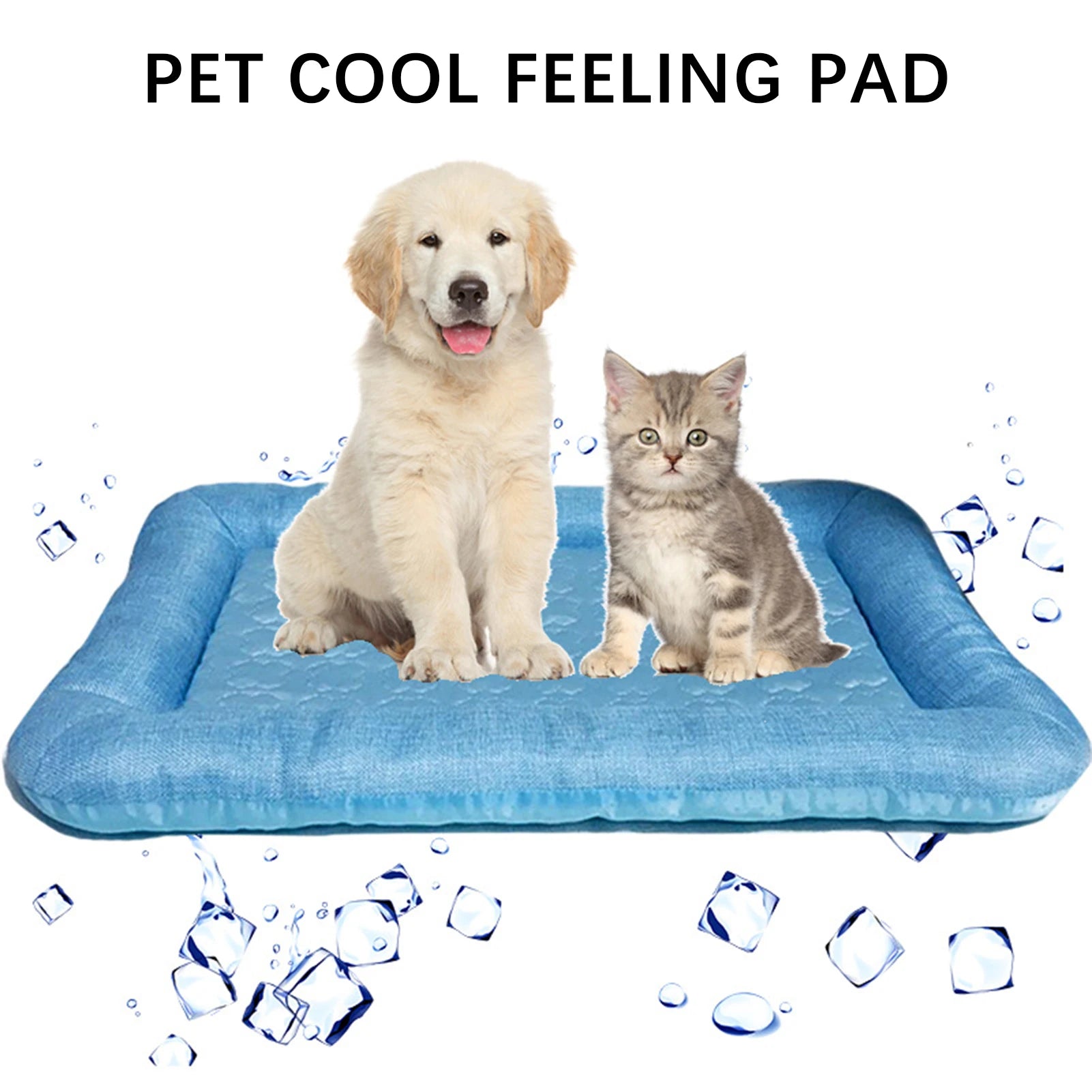 Breathable Pet Cooling Mat – Washable Self-Cooling Pad for Dogs & Cats