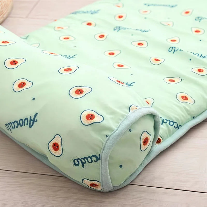 Avocado & Strawberry Ice Silk Cooling Mat for Cats & Dogs – Summer Nest Cushion