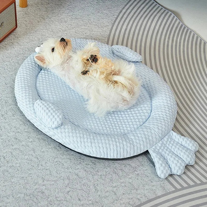 Summer Dog Cooling Bed – Medium Pet Blanket Mat for Dogs & Cats