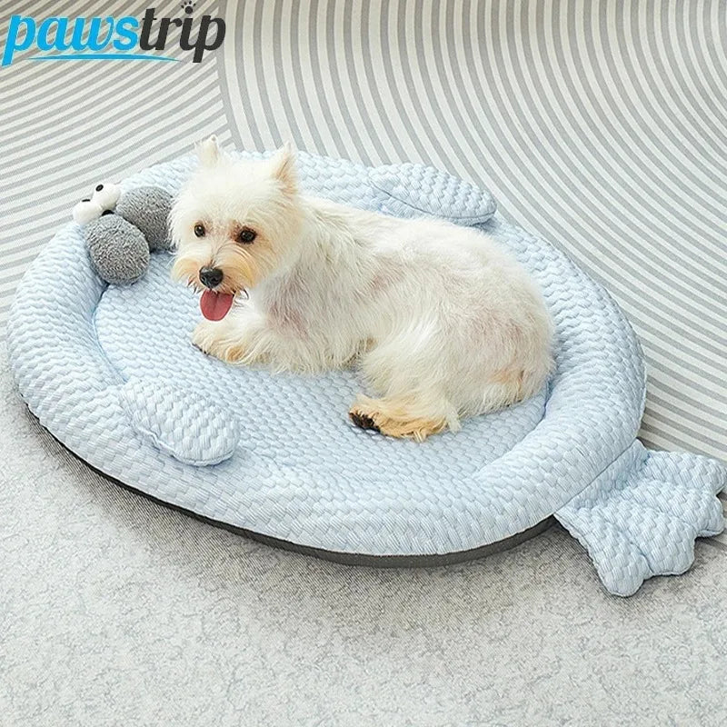 Summer Dog Cooling Bed – Medium Pet Blanket Mat for Dogs & Cats