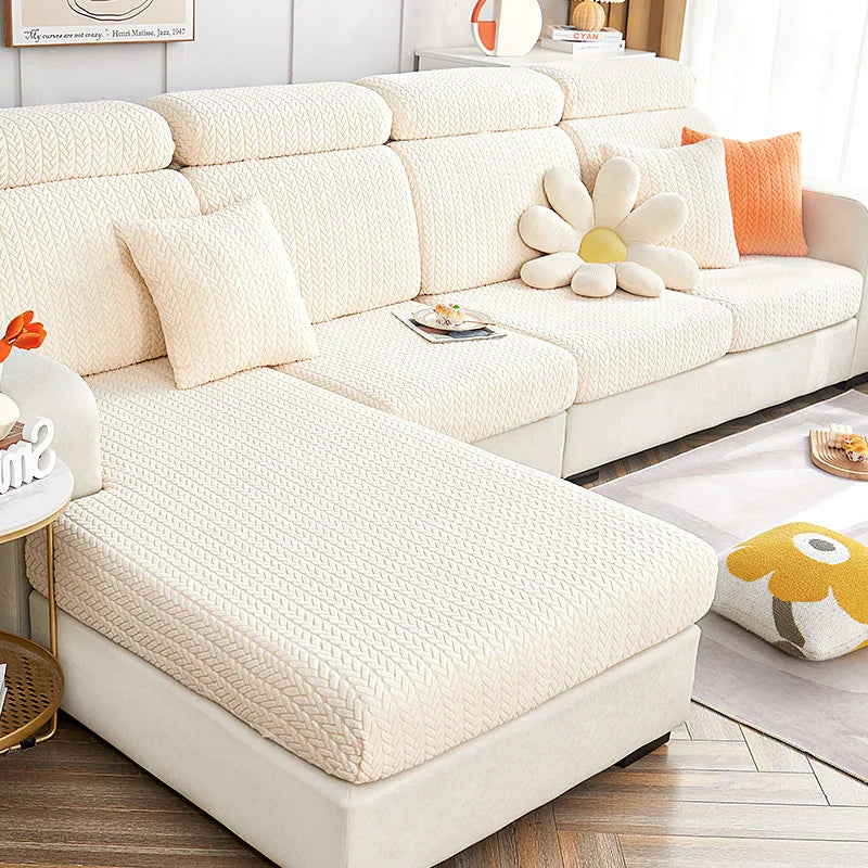 Anti-Slip Wheat Sofa Cover