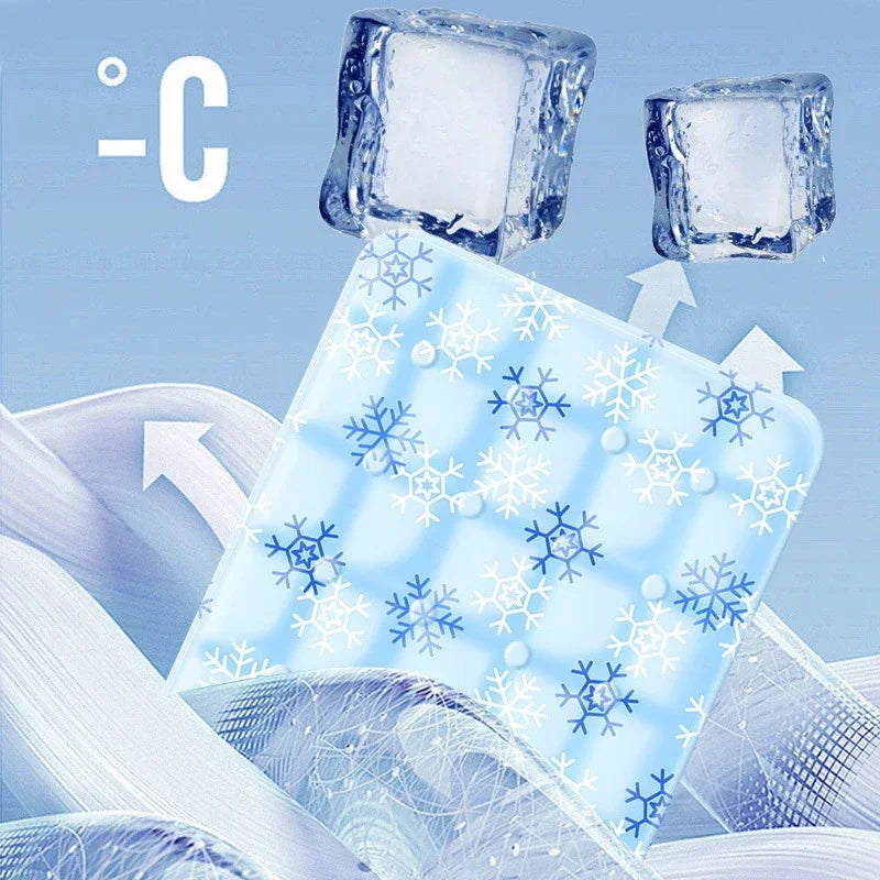 Cooling Pet Ice Mat – Breathable Pad with Ice Pillow for Dogs & Cats