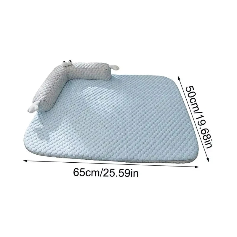 Summer Cooling Pad for Dogs & Cats – Breathable, Washable Sofa & Car Cushion