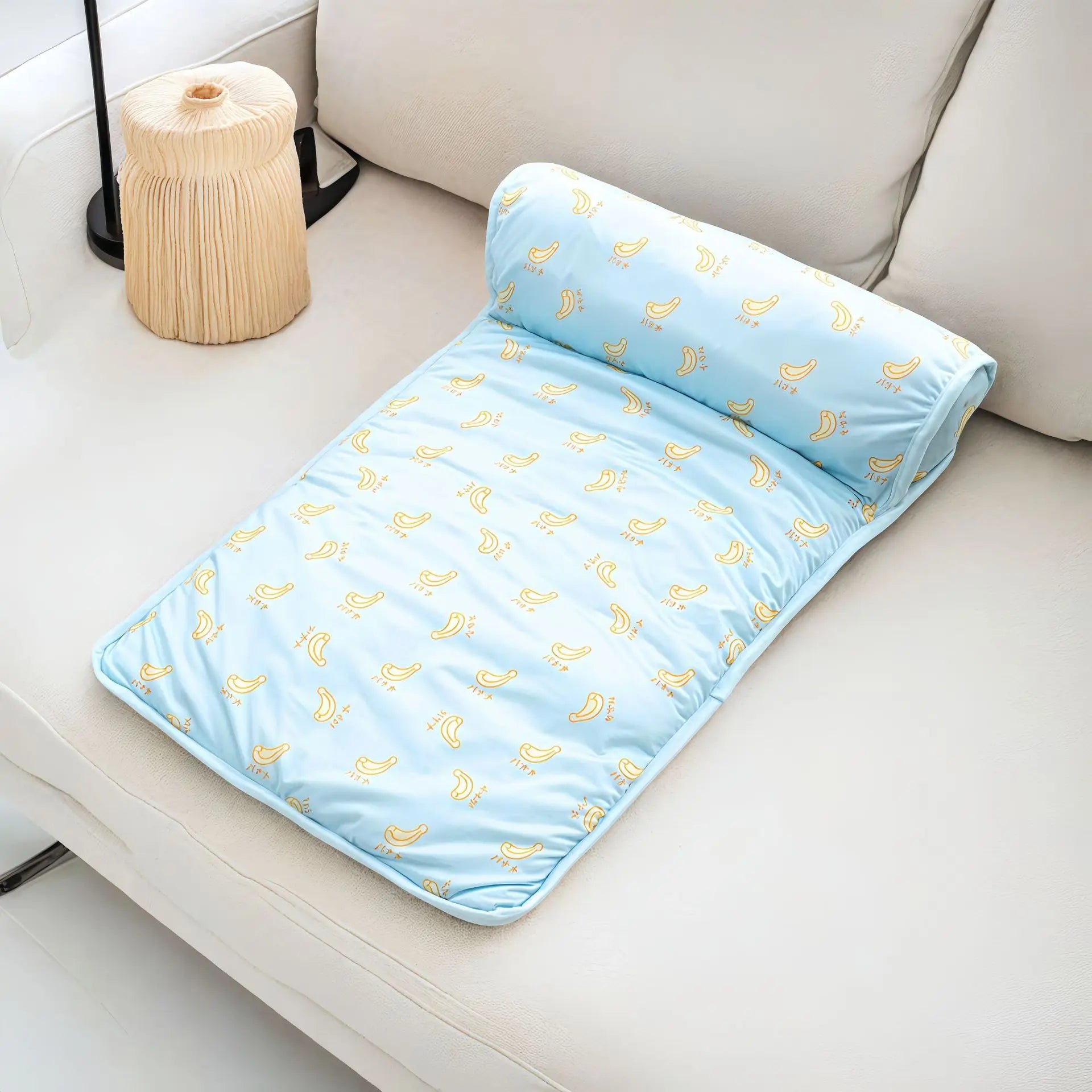 Avocado & Strawberry Ice Silk Cooling Mat for Cats & Dogs – Summer Nest Cushion