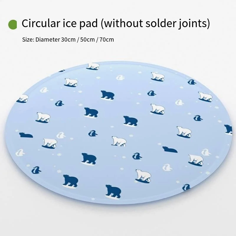 Summer Pet Cooling Ice Mat for Dogs & Cats – Bite Resistant Floor Nest