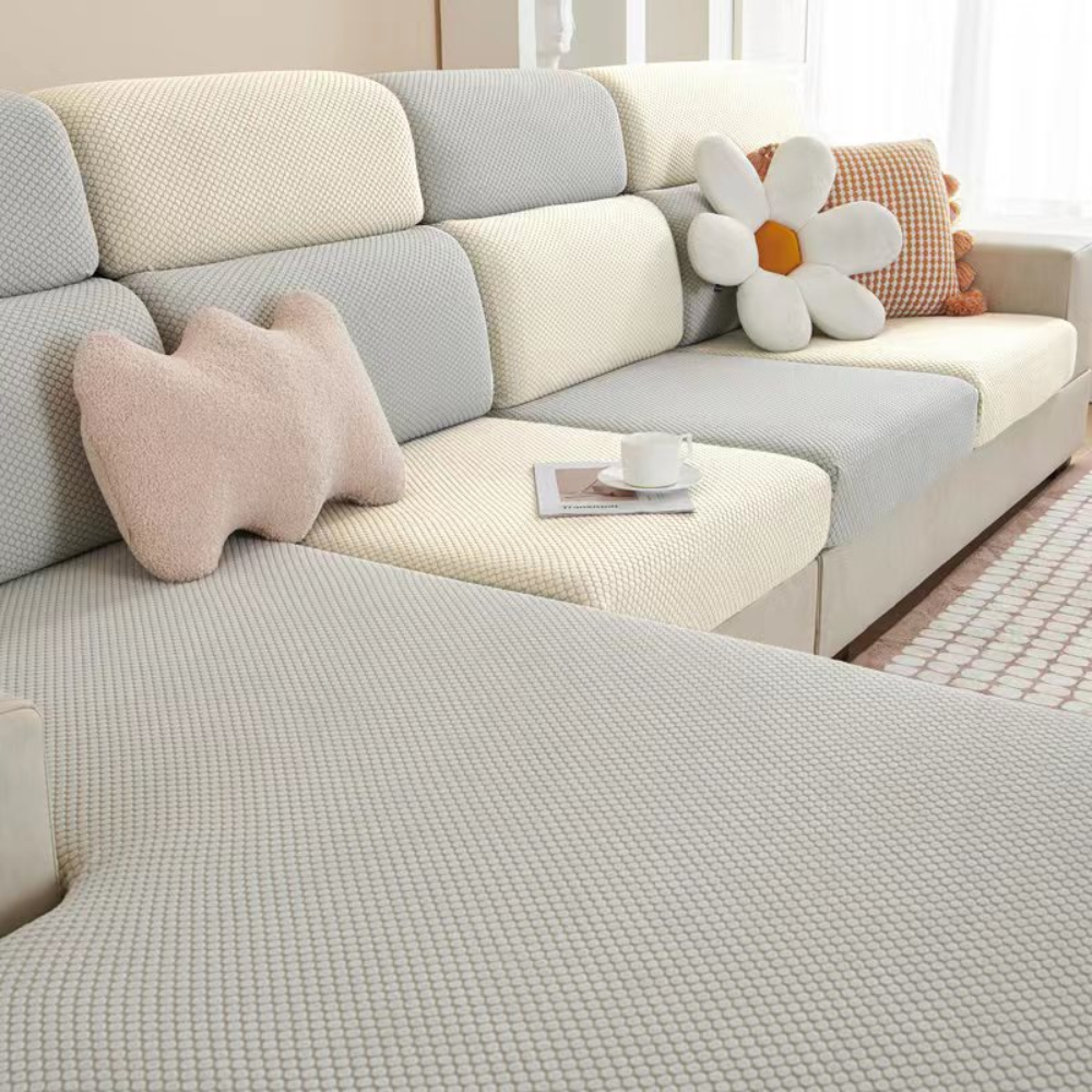 Anti-Slip Beehive Sofa Cover