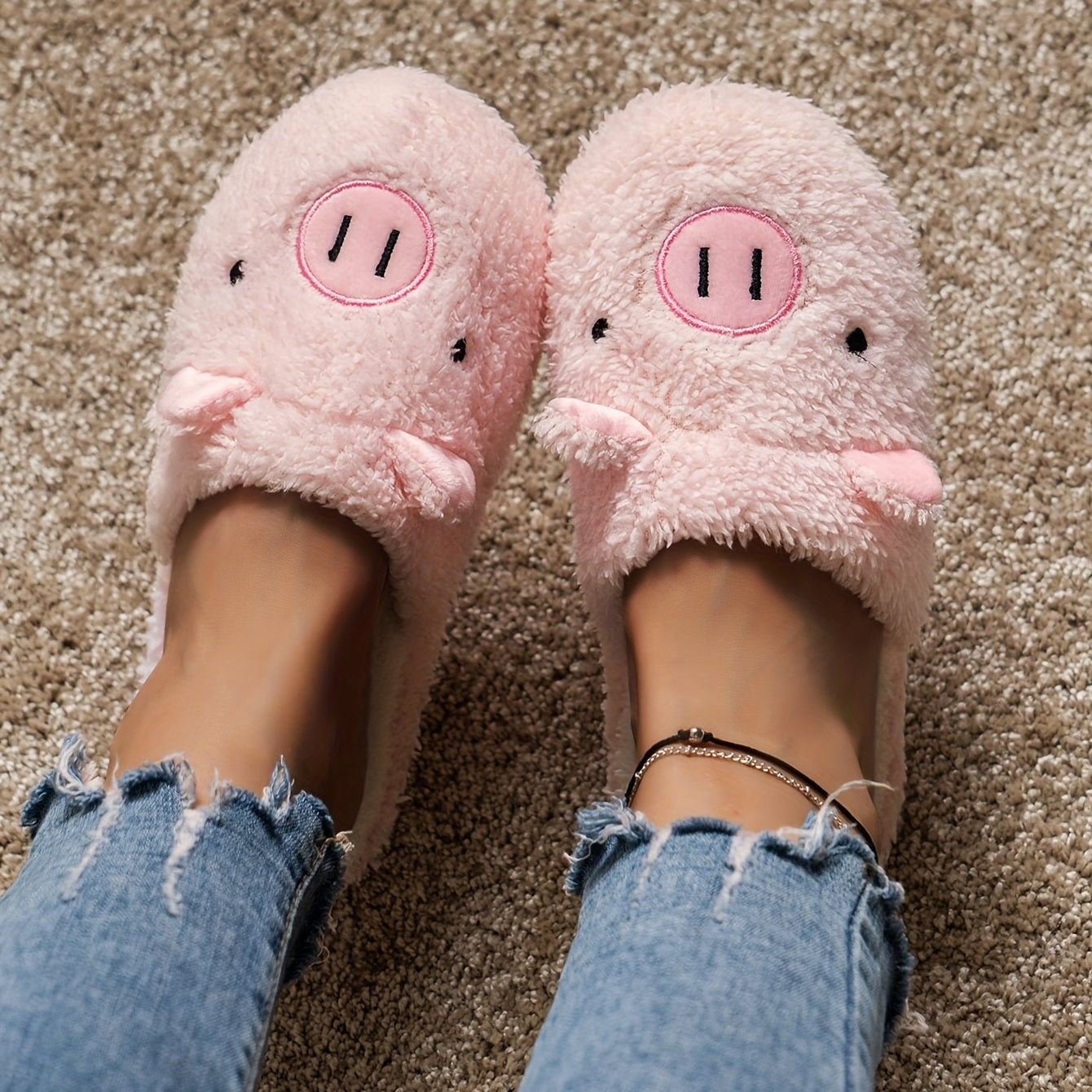 Women’s Winter Faux Furry Slippers 2025 – Indoor Home Warm House Shoes