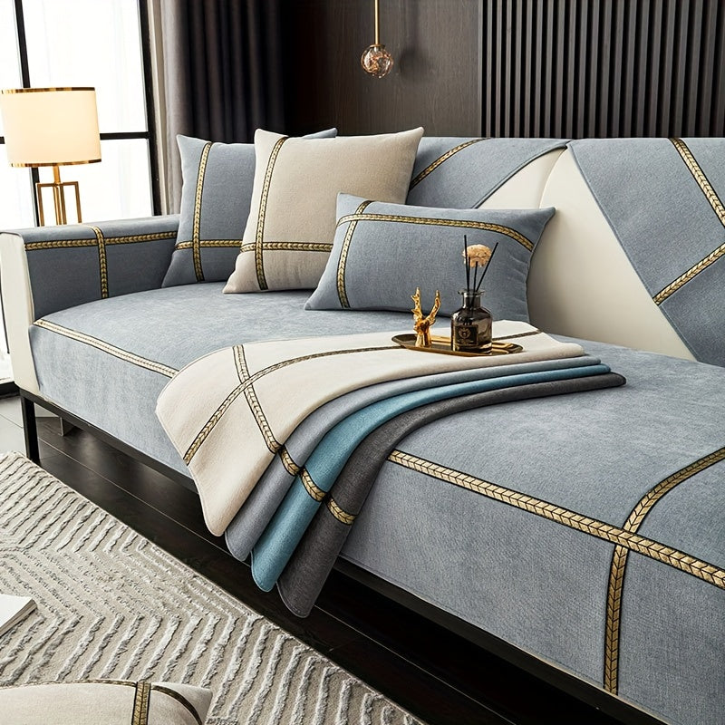 Universal Chenille Sofa Cover | Luxury & Pet-Friendly Furniture Protector