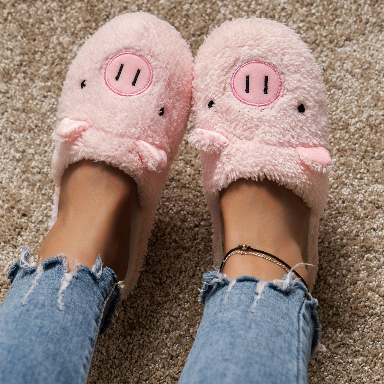 Women’s Winter Faux Furry Slippers 2025 – Indoor Home Warm House Shoes