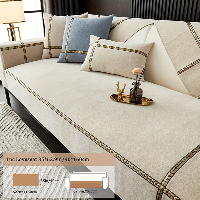 Universal Chenille Sofa Cover | Luxury & Pet-Friendly Furniture Protector