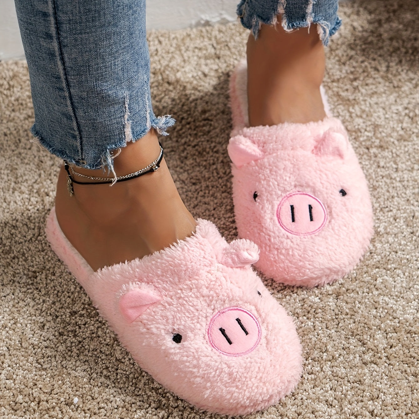Women’s Winter Faux Furry Slippers 2025 – Indoor Home Warm House Shoes