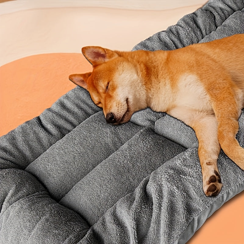 Oversized Plush Dog Sofa Bed – Thick Ultra-Soft Mattress for Small–Large Dogs