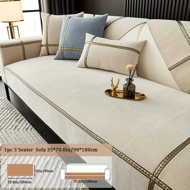Universal Chenille Sofa Cover | Luxury & Pet-Friendly Furniture Protector