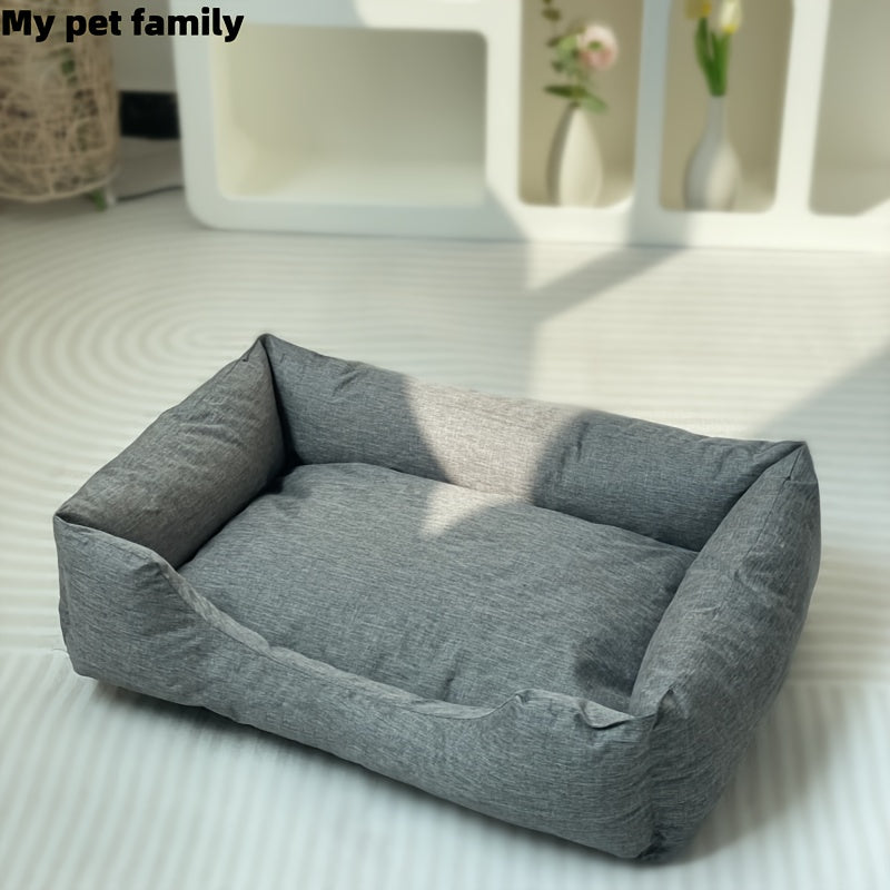All-Season Moisture-Resistant Pet Bed – Soft Oxford Fabric Dog & Cat Bed